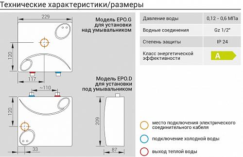 Kospel EPO.D-4 Amicus Электрический проточный водонагреватель