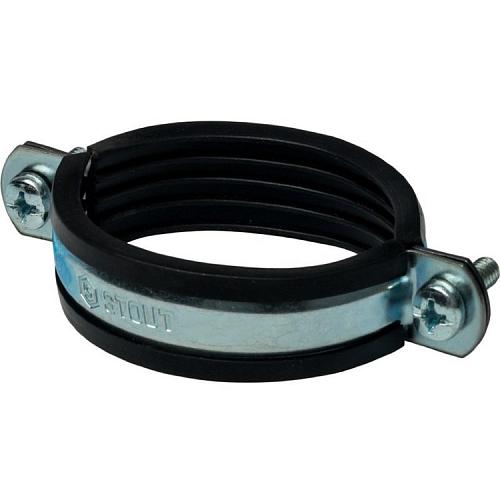 STOUT Хомут для труб с гайкой 2 1/2"(75-80)