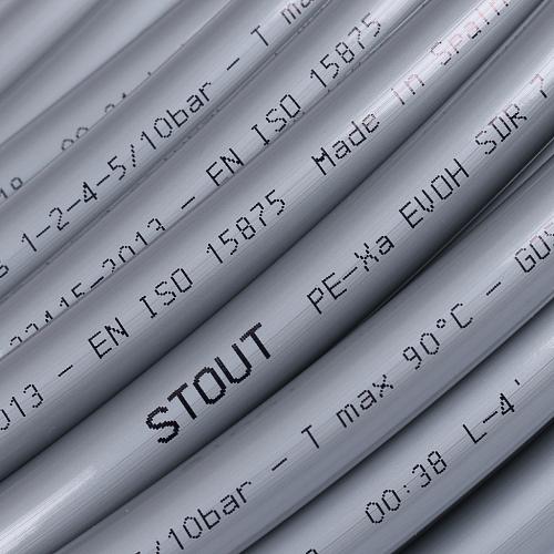 STOUT PEX-a 16х2,2 (120м) труба из сшитого полиэтилена серая