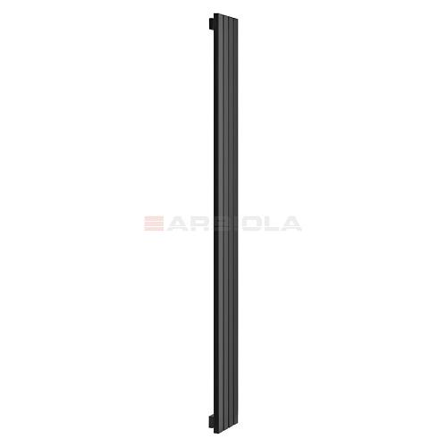 Arbiola Liner H 2200-36-15 секции черный вертикальный радиатор c боковым подключением