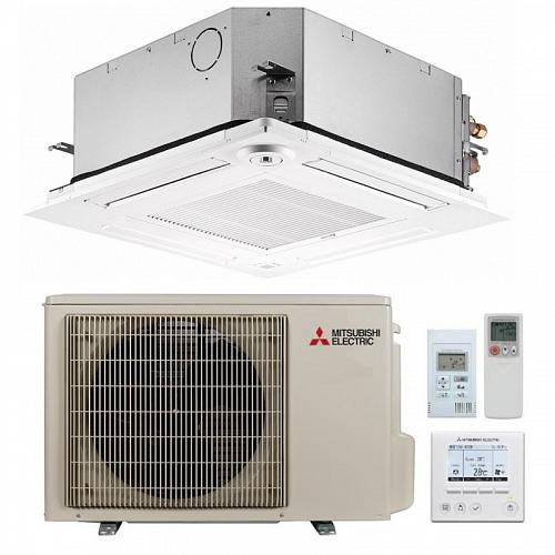 Кассетные четырёх поточные сплит-системы Mitsubishi Electric SLZ-M25FA / SUZ-KA25VA Inverter