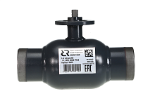 RJIP Premium Кран шаровой WW DN65 PN25 GF (приварной, под привод, стандартный проход)