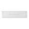 Arbiola Gorizont Iris H 1200-42-07 секции белый горизонтальный радиатор c боковым подключением