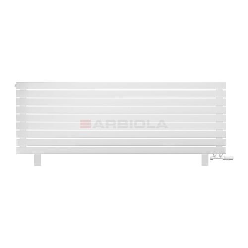 Arbiola Gorizont Liner VZ 1800-36-09 секции белый горизонтальный радиатор c нижним подключением с ножками