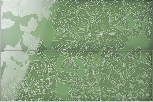 Iris Slide Comp. Flowers Emerald 40x60 см Декор