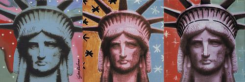 Settecento Steve Kaufman Lady Liberty C 31,9x96 см Декор