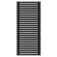 Arbiola Gorizont Ritmo H 700-40-28 секций чёрный горизонтальный  радиатор c боковым подключением
