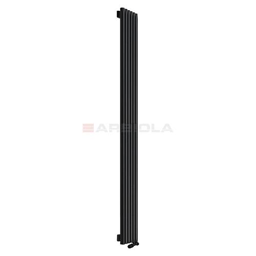 Arbiola Iris 42 V 2200-42-06 секции черный вертикальный радиатор c нижним подключением