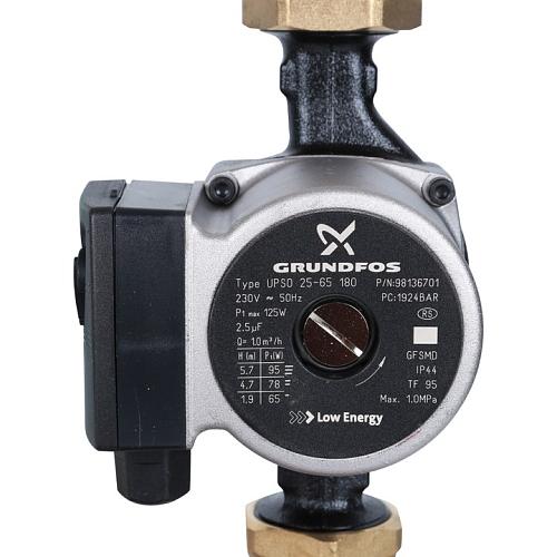 Stout Насосная группа с теплообменником 34 пластин,с насосом Grundfos UPSO 25-65 в теплоизоляции