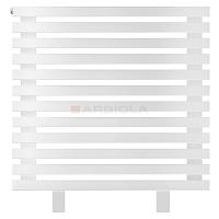 Arbiola Gorizont Ritmo HZ 700-40-12 секций белый горизонтальный  радиатор c боковым подключением (на ножках)