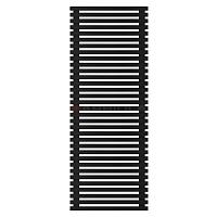 Arbiola Gorizont Ritmo H 700-40-33 секции чёрный горизонтальный  радиатор c боковым подключением