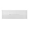 Arbiola Gorizont Iris H 1750-42-12 секции белый горизонтальный радиатор c боковым подключением