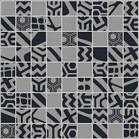 Settecento Moodboard Mosaico Mix"2" Black/Grey Rect 23,7x23,7 см Настенная плитка