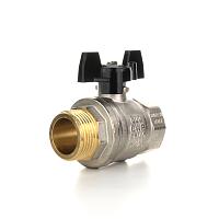 Elsen Кран шаровой, Strong T, НВ 1", ручка - бабочка