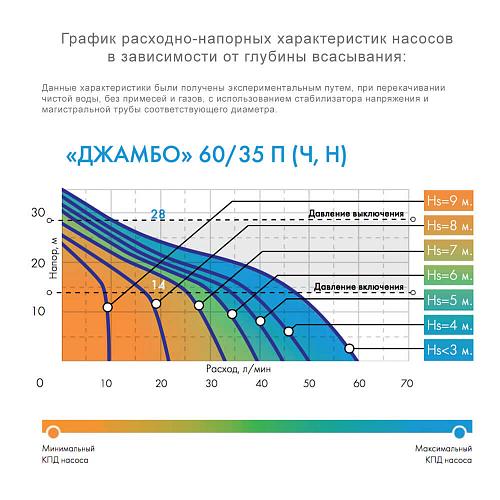 Джилекс Джамбо 60/35 Ч-24 Насос-автомат