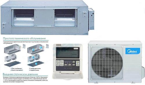 Канальная сплит-система Midea MHC-24HWN1-Q / MOU-24HN1-Q