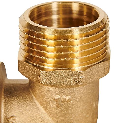 ROMMER Уголок-переходник с наружной резьбой 32xG1 для трубы из сшитого полиэтилена осевой