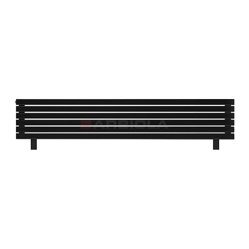 Arbiola Gorizont Liner HZ 2000-36-06 секции черный горизонтальный радиатор c боковым подключением с ножками