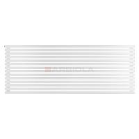 Arbiola Gorizont Ritmo H 2200-40-14 секций белый горизонтальный  радиатор c боковым подключением
