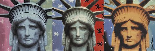 Settecento Steve Kaufman Lady Liberty B 31,9x96 см Декор
