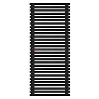 Arbiola Gorizont Ritmo H 700-40-29 секций чёрный горизонтальный  радиатор c боковым подключением