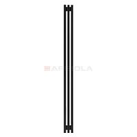 Arbiola Compact H 1750-63-03 секции черный вертикальный радиатор c боковым подключением