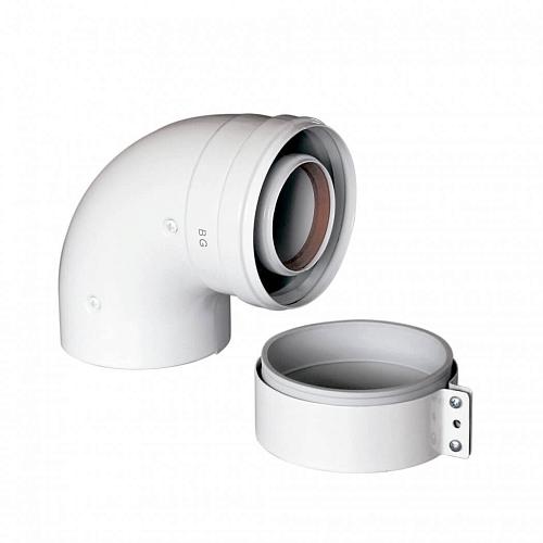 BAXI DN 60/100 коаксиальный отвод 90 (для котла)