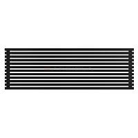 Arbiola Gorizont Ritmo H 2200-40-12 секций чёрный горизонтальный  радиатор c боковым подключением