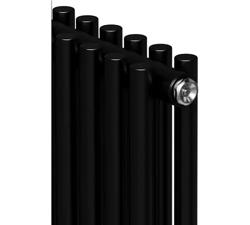 Royal Thermo Shift R22 C2180 - 12 секций RAL9005m Дизайн-радиатор  (черный) с боковым подключением