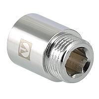 Valtec 1/2" x 10 мм Удлинитель хромированный внутренняя/наружная резьба