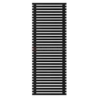 Arbiola Gorizont Ritmo H 700-40-34 секции чёрный горизонтальный  радиатор c боковым подключением