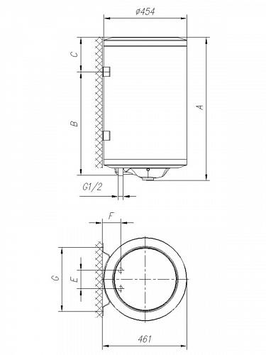 GORENJE TGR80NGB6 Эл. накопительный водонагреватель