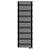 Arbiola Ritmo Gorizont V 750-40-38 секций чёрный горизонтальный радиатор c нижним подключением