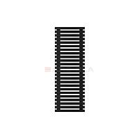 Arbiola Gorizont Ritmo H 500-40-24 секции чёрный горизонтальный  радиатор c боковым подключением