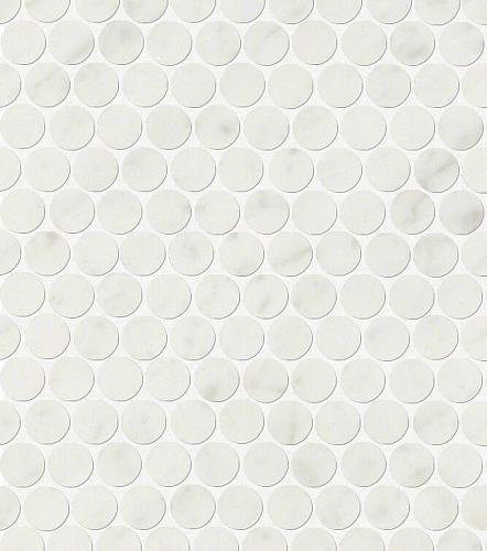 Fap Ceramiche Roma Diamond Carrara Round Gres Mosaico29,5×32,5 см Мозаика