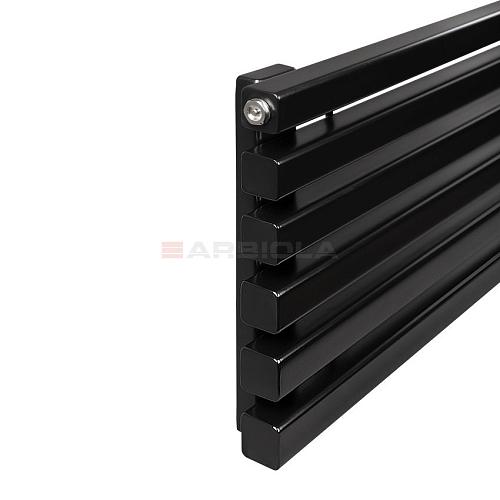 Arbiola Gorizont Ritmo V 500-40-11 секции чёрный горизонтальный радиатор c нижним подключением