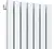 КЗТО QUADRUM 30 V 1-1750-10 R RAL1T104S9016 Радиатор (белый муар) с нижним подключением