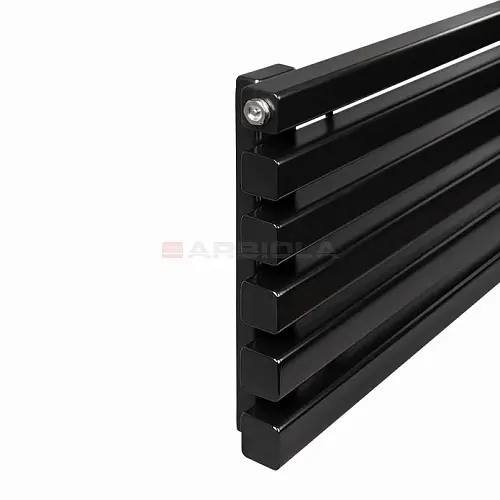 Arbiola Gorizont Ritmo V 1000-40-08 секции черный горизонтальный радиатор c нижним подключением