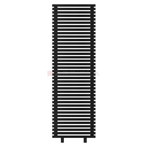 Arbiola Gorizont Ritmo HZ 700-40-39 секций чёрный горизонтальный  радиатор c боковым подключением (на ножках)