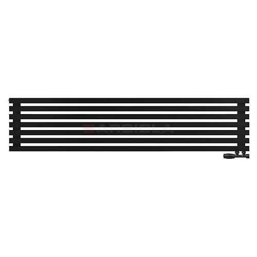 Arbiola Ritmo Gorizont V 1800-40-07 секций чёрный горизонтальный радиатор c нижним подключением