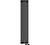 КЗТО QUADRUM 30 V 1- 1750-8 R RAL1T103S9005 Радиатор (черный матовый муар) с нижним подключением
