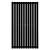 Arbiola Liner H 1800-36-15 секции черный вертикальный радиатор c боковым подключением