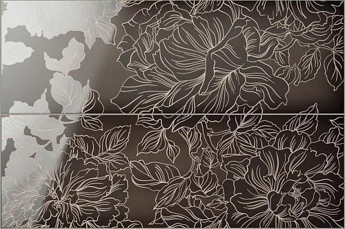 Iris Slide Comp. Flowers Mink 40x60 см Декор