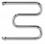 Terminus М-образной формы 600х400 Водяной полотенцесушитель 