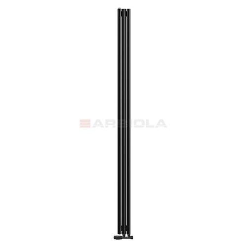 Arbiola Iris 42 V 2500-42-03 секции черный вертикальный радиатор c нижним подключением