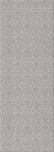 Eletto Ceramica, Agra, Плитка настенная Grey Arabesco 25,1х70,9
