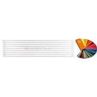 Arbiola Gorizont Ritmo H 2200-40-09 секций цветной горизонтальный  радиатор c боковым подключением