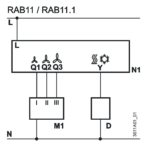 Siemens S55770-T225 RAB11 Электромеханический комнатный термостат