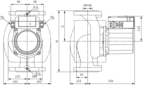 Wilo TOP-Z 80/10 DM PN6 RG Циркуляционный насос
