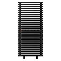 Arbiola Gorizont Ritmo HZ 700-40-28 секций чёрный горизонтальный  радиатор c боковым подключением (на ножках)
